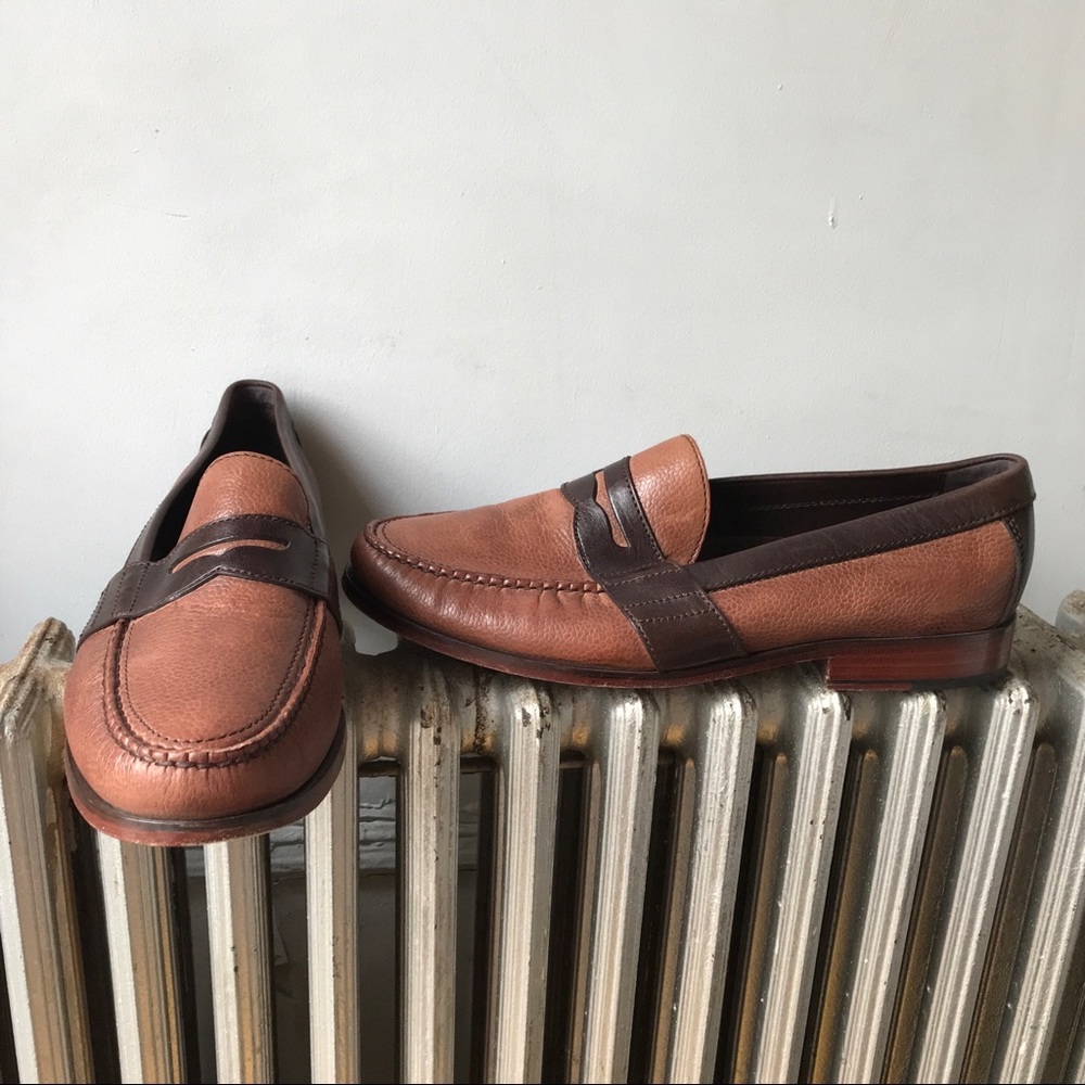 Cole Haan Two-Toned Leather Penny Loafer US 12 M